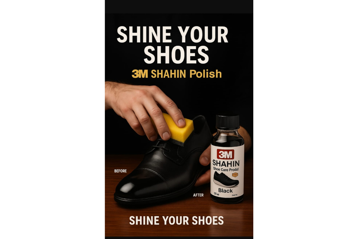 3M SHAHIN Liquid Shoe Polish for Leather Shine & Restoration (Multiple Colors) - Image 3