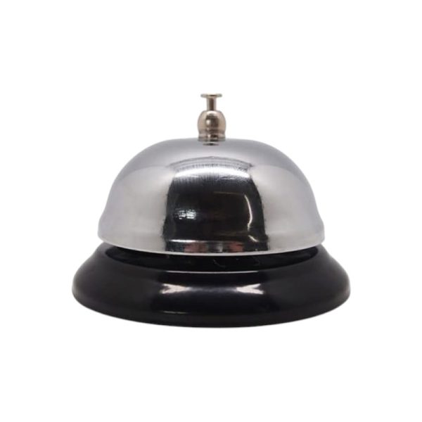 Classic Metal Counter Service Bell – Hotel, Restaurant, and Office Call Ringer
