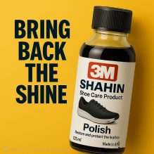 3M SHAHIN Liquid Shoe Polish for Leather Shine & Restoration (Multiple Colors)