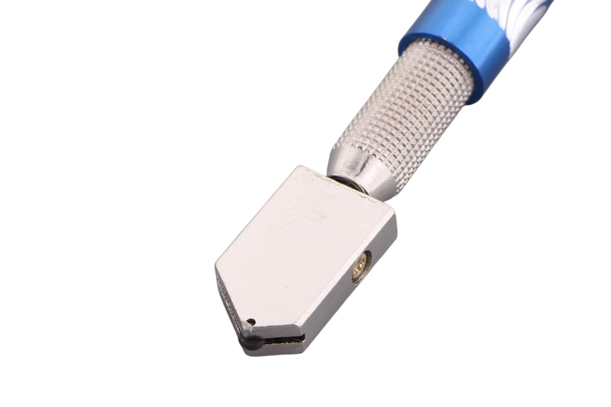 Professional Glass Cutter with Blue Metal Handle – For 6–12mm Glass - Image 4