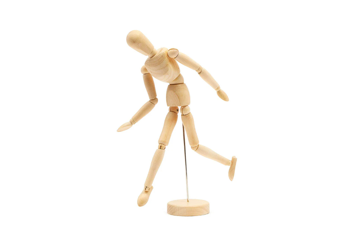 30 cm Articulated Wooden Mannequin - Poseable Drawing Figure for Artists - Image 3
