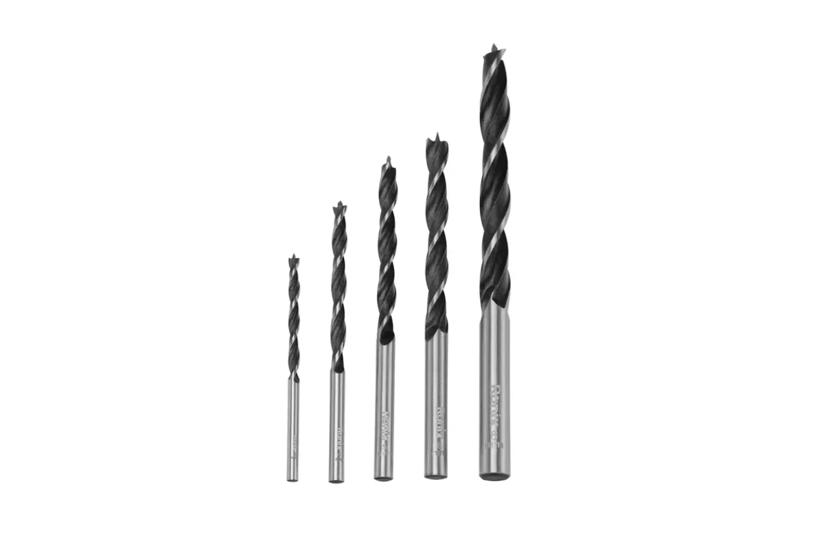 Ronix RH-5375 5-Piece Premium Wood Twist Drill Bit Set - High-Quality Power Tool Accessories for Woodworking & Crafts - Image 3
