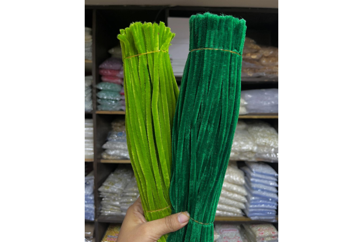 Premium Chenille Stems (Pipe Cleaners) for DIY Crafts & Flower Bouquets - Multi-Colors - Image 4