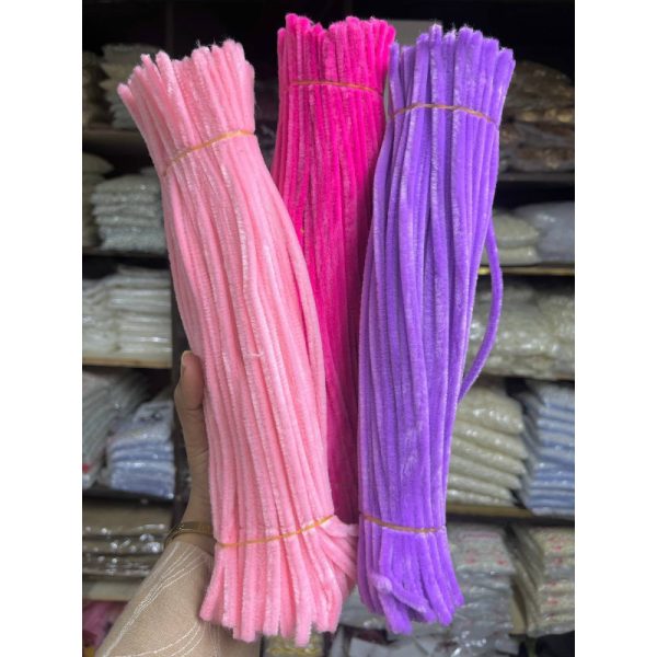 Premium Chenille Stems (Pipe Cleaners) for DIY Crafts & Flower Bouquets – Multi-Colors
