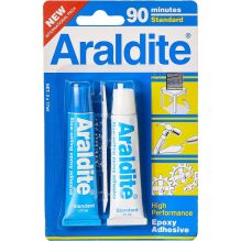 Araldite Standard Epoxy Adhesive - High Performance Super Strong Bond (2 x 17ml)