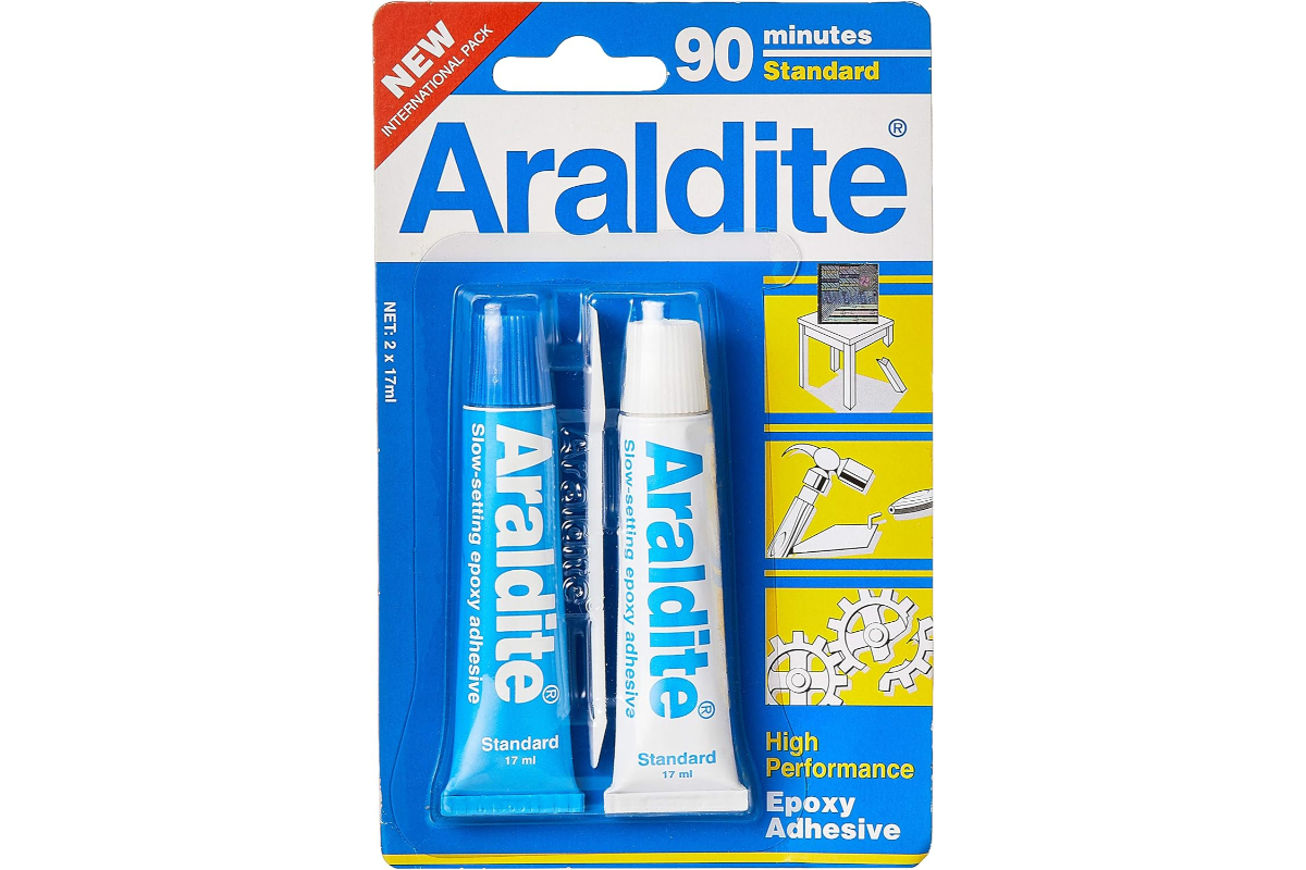 Araldite Standard Epoxy Adhesive - High Performance Super Strong Bond (2 x 17ml)