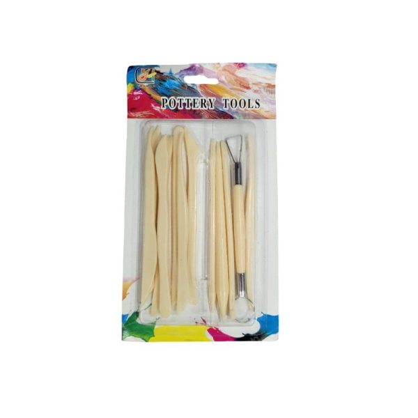 12-Piece Clay Modeling & Sculpting Tool Set – For Pottery, DIY Crafts, and Cake Decorating