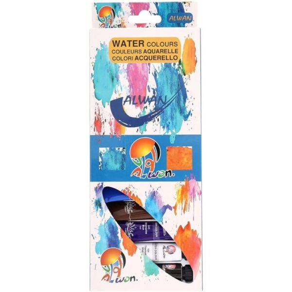 Alwan Water Colour Set – 12 Vibrant Tubes (12ml) for Artists and Hobbyists