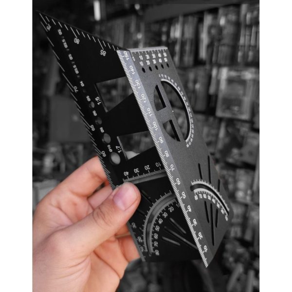 Professional 3D Multi-Angle Measuring Ruler – Precision Woodworking Tool