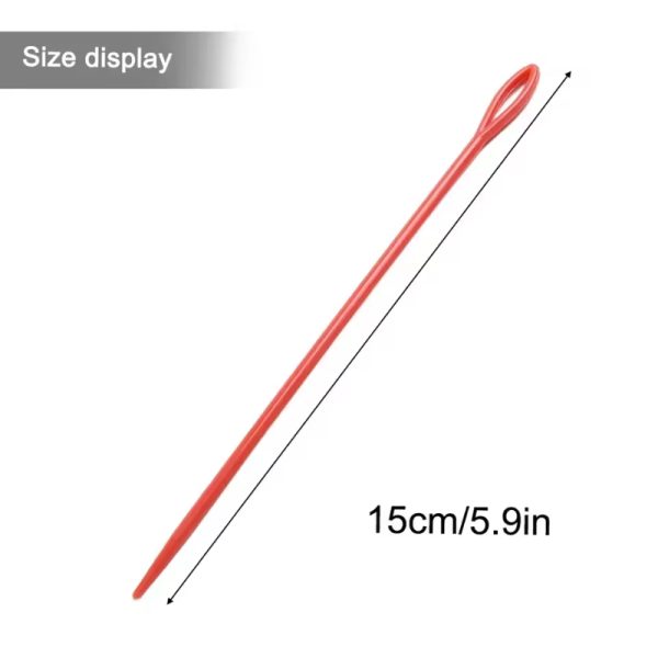 Large-Eye Plastic Yarn Needles – Perfect for Weaving Ends & Knitting Projects