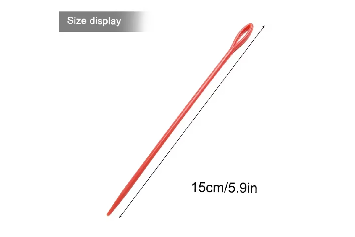 Large-Eye Plastic Yarn Needles - Perfect for Weaving Ends & Knitting Projects