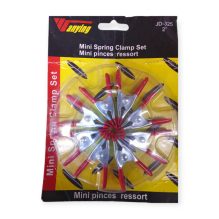 10-Piece Mini Spring Clamp Set - 2" Heavy Duty Metal Clamps for Crafts, DIY & Woodworking