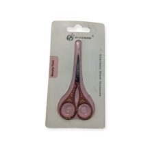 ZHANMEI Beauty Scissors - Stainless Steel Precision Trimmer for Eyebrows & Grooming