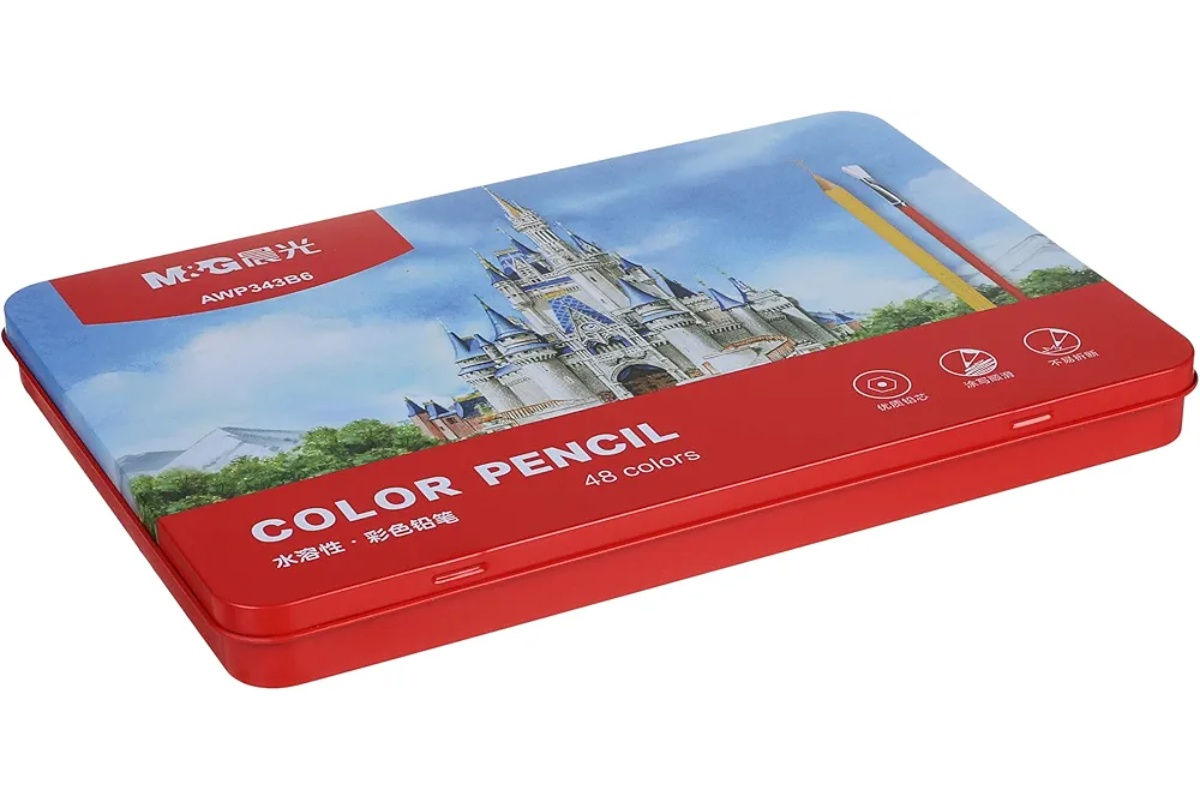 M&G Watercolors - 48 Colors + Brush - Image 3