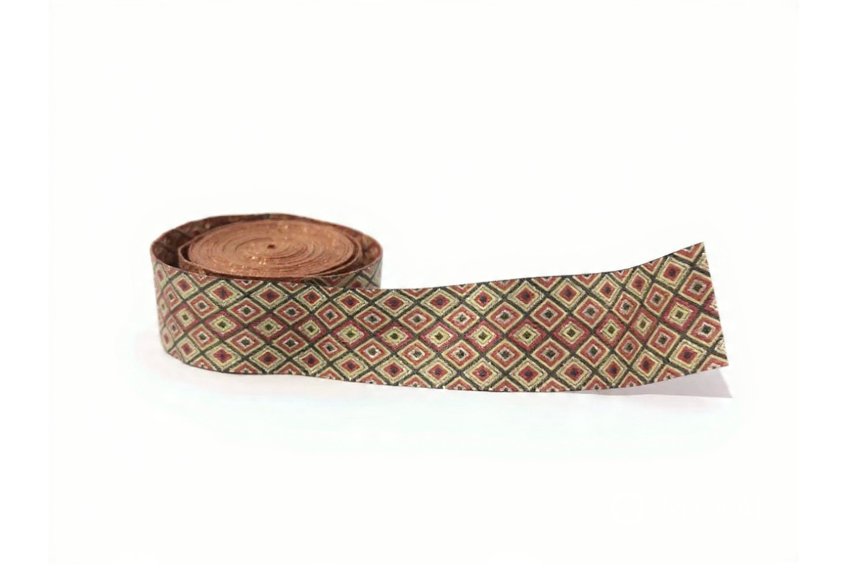 5cm Geometric Diamond Pattern Decorative Ribbon Trim