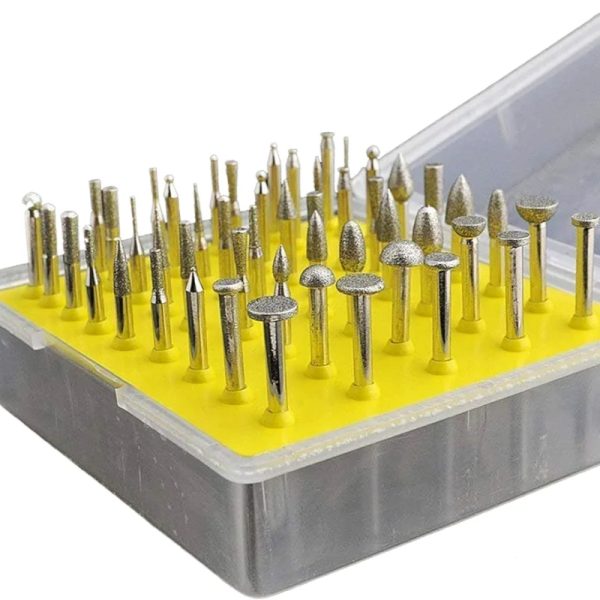 30pcs Diamond Burr Set for Rotary Tools (Dremel