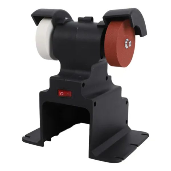 Mini Electric Bench Grinder – Multi-Functional Sharpening & Polishing Machine with Dual Grinding Wheels